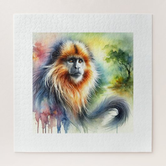 Tepui Monkey 130924AREF148 - Watercolor Puzzle (Vertikal)