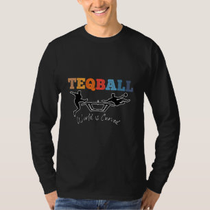 Teqball Wiederholungsflug Teqpong Fußball Kurve Ar T-Shirt