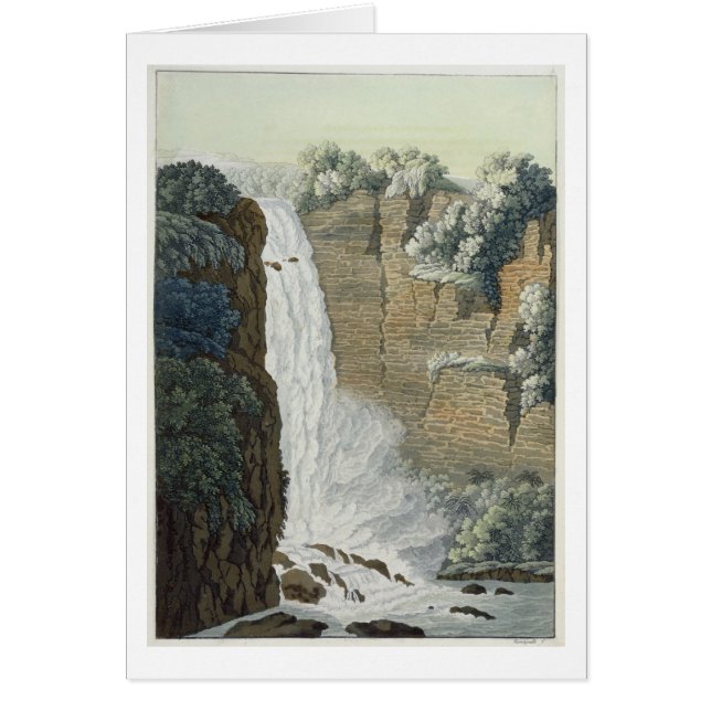 Tequendama Wasserfall auf dem Bogota-Fluss, (Vorne)