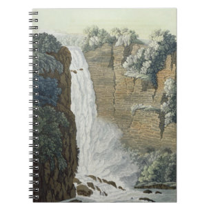 Tequendama Wasserfall auf dem Bogota-Fluss, Notizblock