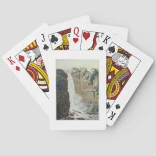 Tequendama Wasserfall auf dem Bogota-Fluss, Spielkarten
