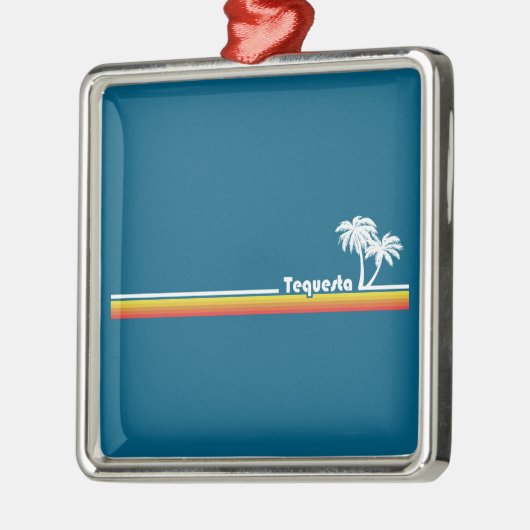 Tequesta Florida Ornament Aus Metall (Links)