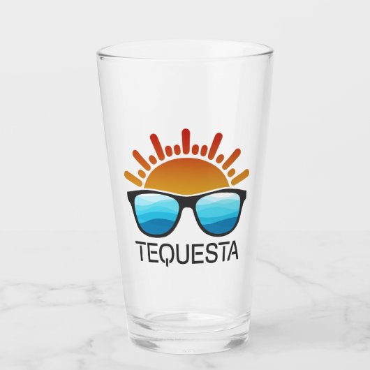 Tequesta Florida Sonnenbrille Glas (Vorderseite)