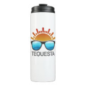Tequesta Florida Sonnenbrille Thermosbecher (Vorderseite)