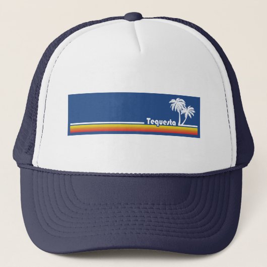 Tequesta Florida Truckerkappe (Vorderseite)