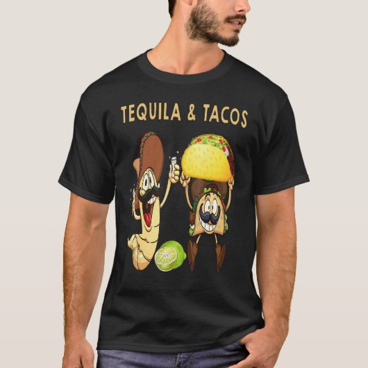 Tequila And Tacos Hakuna Tequila Patron Tequila Me T-Shirt (Vorderseite)