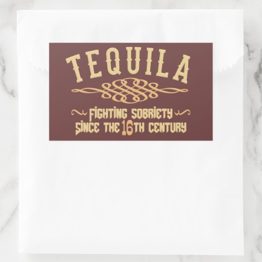 TEQUILA-Aufkleber Rechteckiger Aufkleber (Tasche)