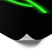 Tequila Bar and Grille Neon Sign Poster (Ecke)