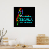 Tequila Bar and Grille Neon Sign Poster (Küche)
