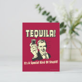 Tequila: Besondere Art von Dummkopf Postkarte (Stehend Vorderseite)