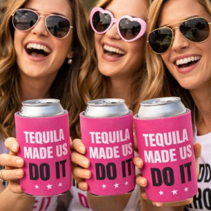 Tequila brachte uns dazu, es zu tun   Braut-Trinkg Dosenkühler