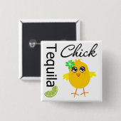 Tequila Chick Button (Vorne & Hinten)