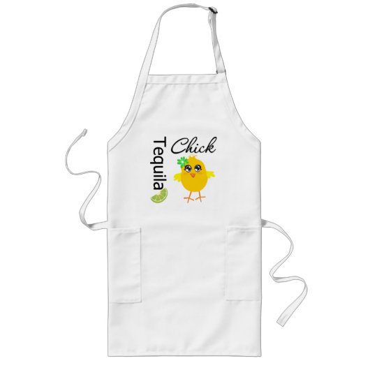 Tequila Chick Lange Schürze (Vorne)