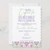 Tequila & Cookies Backclass Brautparty Einladung (Vorderseite)