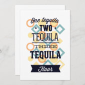 Tequila Dankeskarte (Vorne/Hinten)