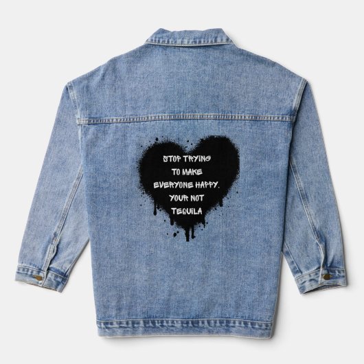 TEQUILA DENIM-JACKE JEANSJACKE (Rückseite)