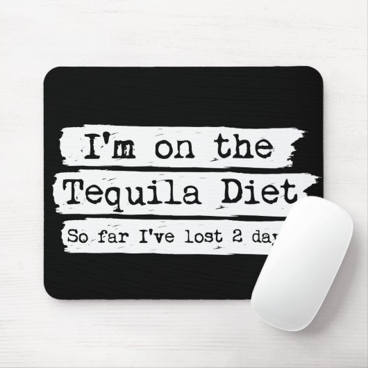 Tequila-Diät Mousepad (Mit Mouse)