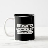 Tequila-Diät-Tasse Zweifarbige Tasse (Links)
