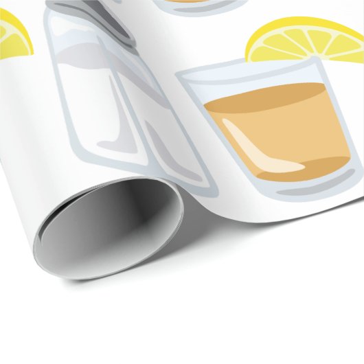 Tequila Drink Geschenkpapier (Rolleneckpunkt)