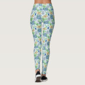 Tequila Drinker Blue Agave Cactus und Sombreros Leggings (Rückseite)