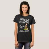 Tequila Emergency Call 9 Juan Juan - Funny Tequila T-Shirt (Vorne ganz)