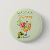 Tequila & Fiesta Bachelorette Button (Vorderseite)
