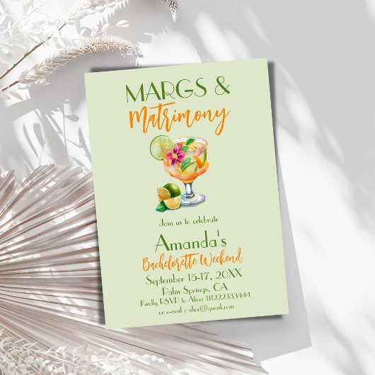 Tequila & Fiesta Bachelorette Einladung