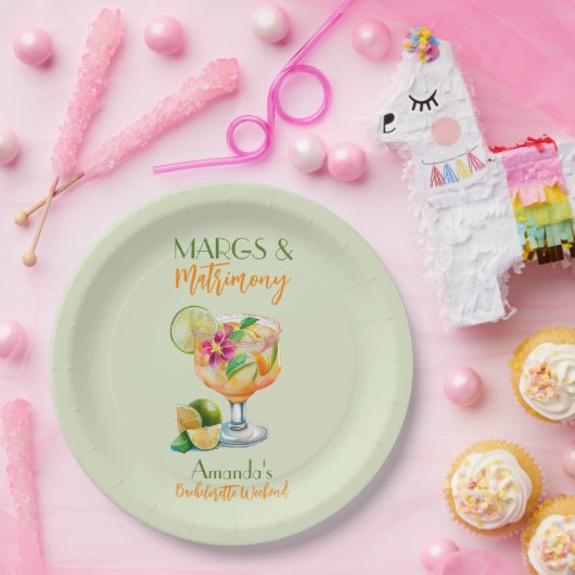 Tequila & Fiesta Bachelorette Pappteller (Party)