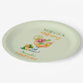 Tequila & Fiesta Bachelorette Pappteller (Schrägansicht)