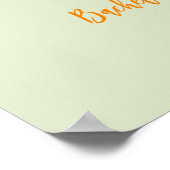 Tequila & Fiesta Bachelorette Poster (Ecke)