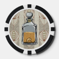 Tequila Flasche mit Wurm
