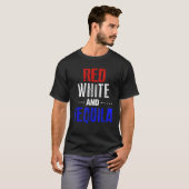 Tequila Funny 4. Juli USA Amerika T-Shirt (Vorne ganz)