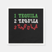 Tequila Funny Tequila Drinker Mexican Drink Gesche Serviette (Vorderseite)