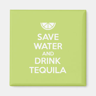 Tequila gerettet Wasser und trinken Magnet