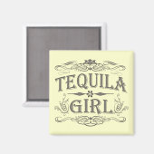 Tequila Girl Magnet (Vorderseite/Rückseite)