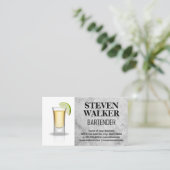 Tequila-Glass Terminkarte (Stehend Vorderseite)