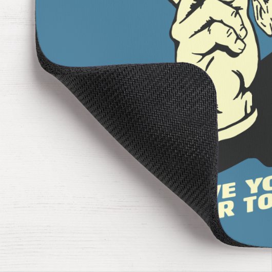 Tequila: Hättest heute deine Toilette Mousepad (Ecke)