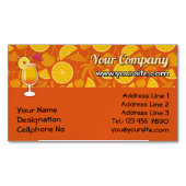 Tequila Highlights Piazza della Riforma Magnetische Visitenkarte (Vorderseite)