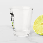 Tequila ist billiger als Therapie Schnapsglas (Rechts)