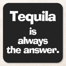 Tequila ist immer die Antwort Schwarz