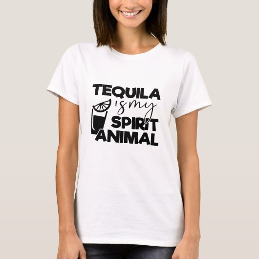 Tequila ist mein Geister T-Shirt (Vorderseite)