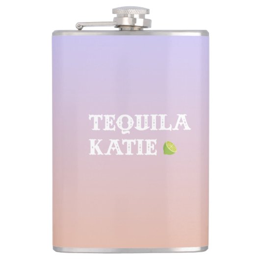 Tequila Katie Flask Flachmann (Vorderseite)