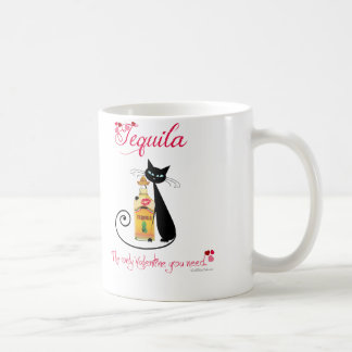 Tequila-Katzen-Kaffee-Tasse des Valentines Tages Kaffeetasse