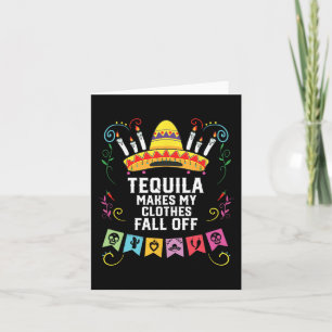 Tequila lässt meine Kleidung vom alkoholischen Teq Karte