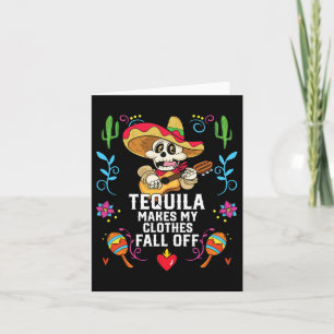 Tequila lässt meine Kleidung vom alkoholischen Teq Karte