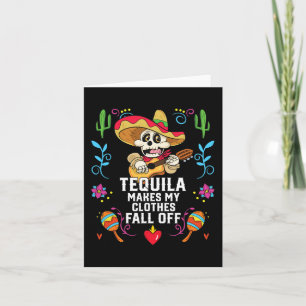 Tequila lässt meine Kleidung vom alkoholischen Teq Karte