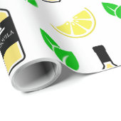 Tequila & Lemon Geschenkpapier (Rolleneckpunkt)