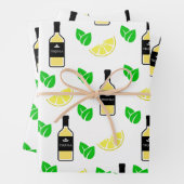 Tequila & Lemon Geschenkpapier Set (Beispiel)