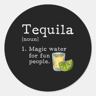 Tequila-Liebhaber Cinco De Mayo Mexikanische Party Runder Aufkleber