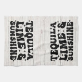 Tequila, Limon & Sunshine Geschirrtuch (Horizontal)